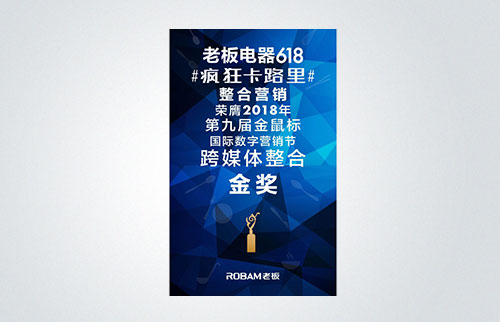金鼠標(biāo)“跨媒體整合”金獎(jiǎng)